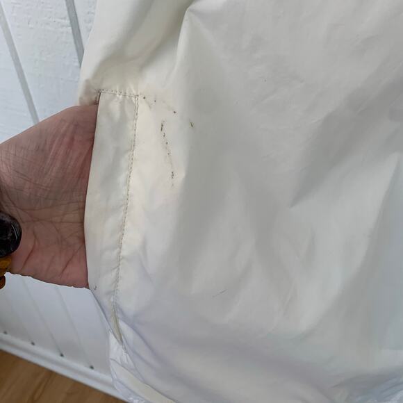 Women Vintage Colorblock Windbreaker Athleisure Hoodie Jacket Teal Size 2XL - Picture 8 of 9